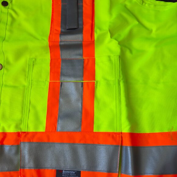 CONDOR surveyors 3M Premium HI VIS safety vests extra pockets size 5XL LOT OF 3 - Picture 3 of 13